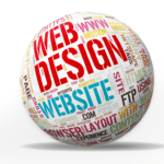 Web design globe.