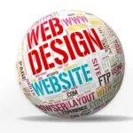 Web design globe.