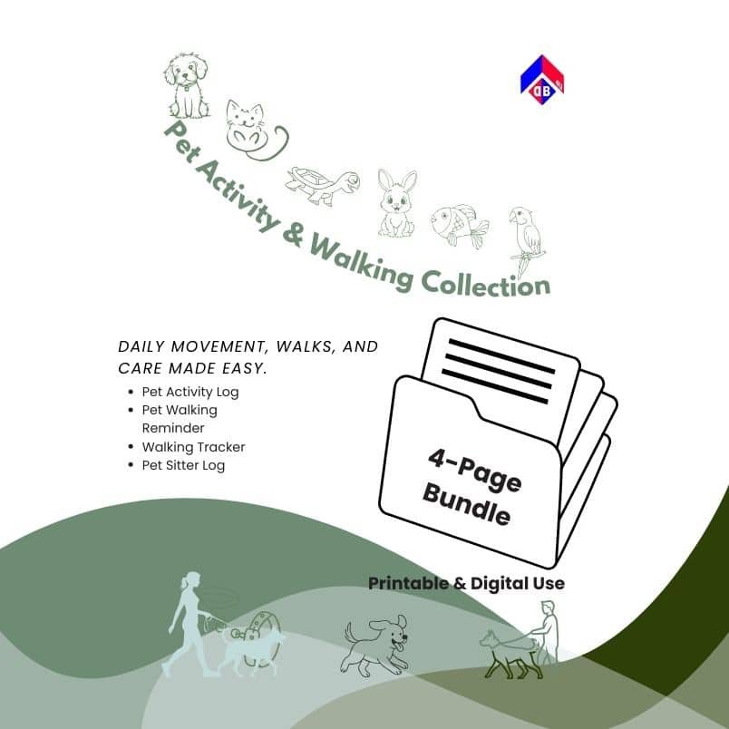 Pet Planner Activity: Daily movement, walks, and care made easy.