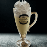 White Hot Chocolate with whipping cream.